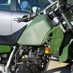 IMS 3.2 Gallon Fuel Gas Tank for Kawasaki KLR250 (1985–2005) - Black
