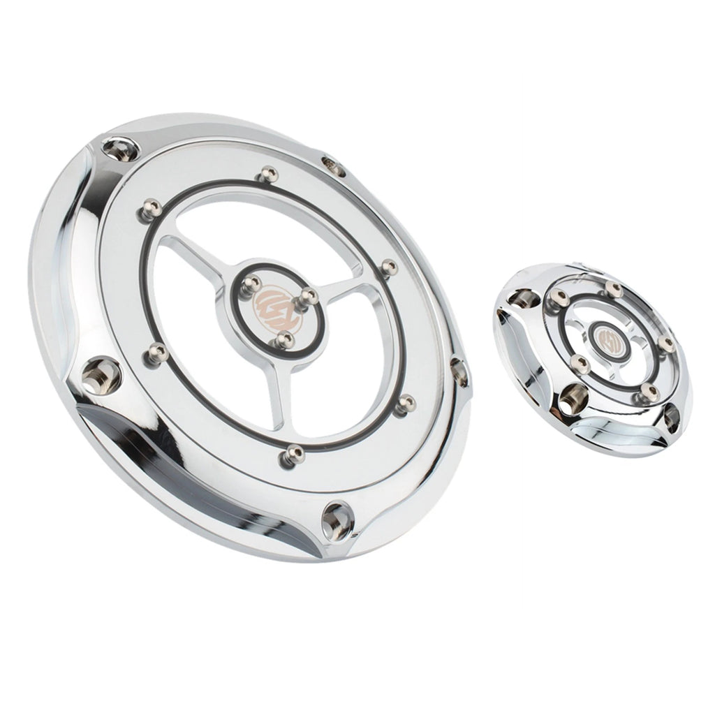 Chrome Alternator Stator Cover for Harley Road King Glide (1584)