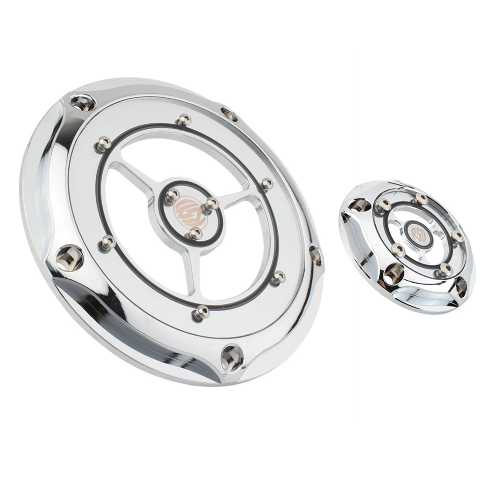 Chrome Alternator Stator Cover for Harley Road King Glide (1584)