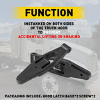 Set of 4 Hood Latch Bases for Peterbilt 357 367 377 378 379 388 389 (L56-0001)