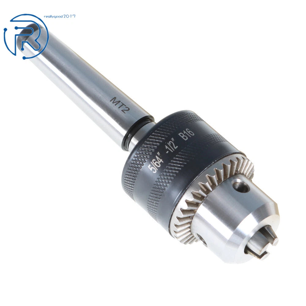 Drill Chuck with MT2 Arbor for Mini Metal Lathe (Fits Various Models)