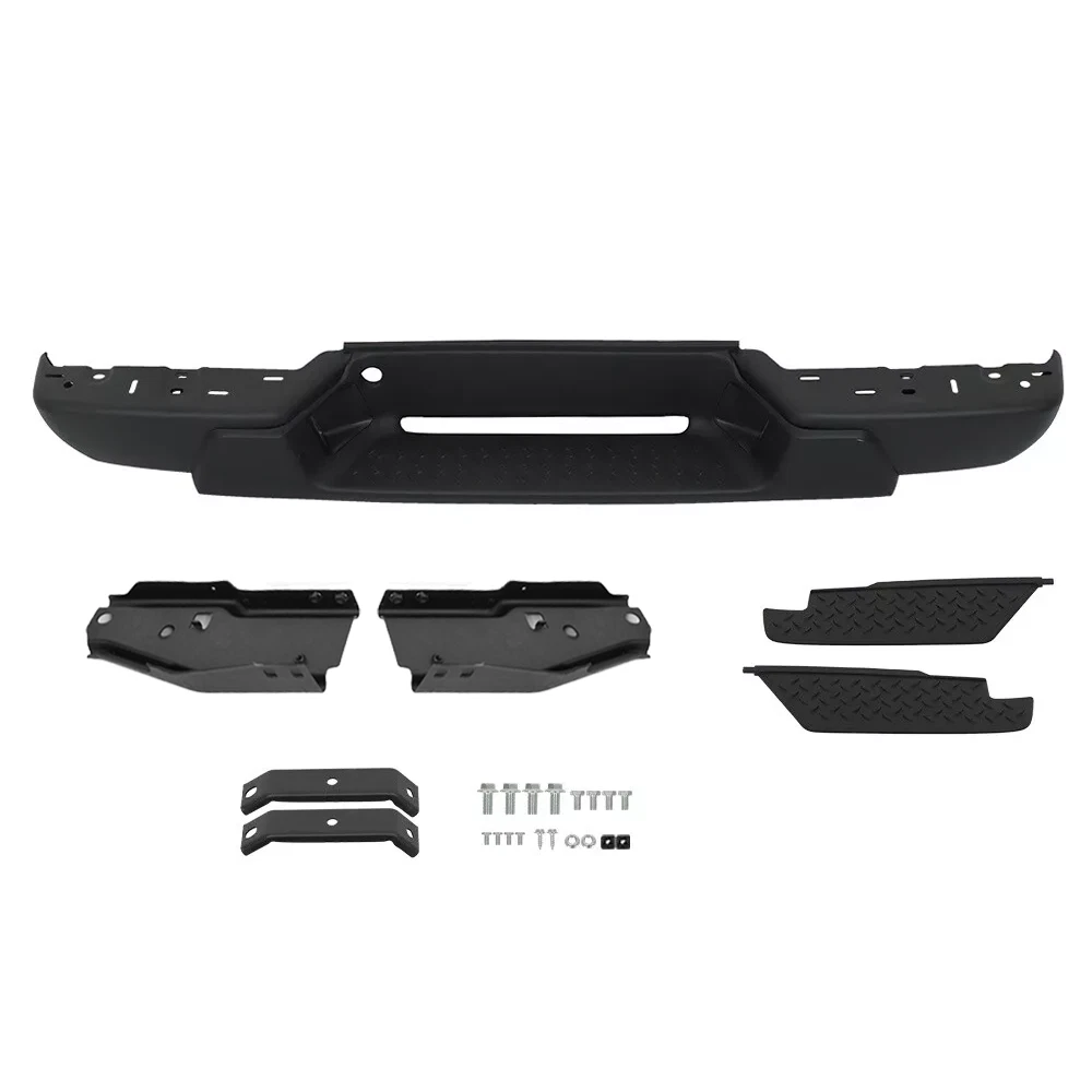 Steel Rear Bumper Assembly for Chevy Colorado/GMC Canyon (2004–2007)