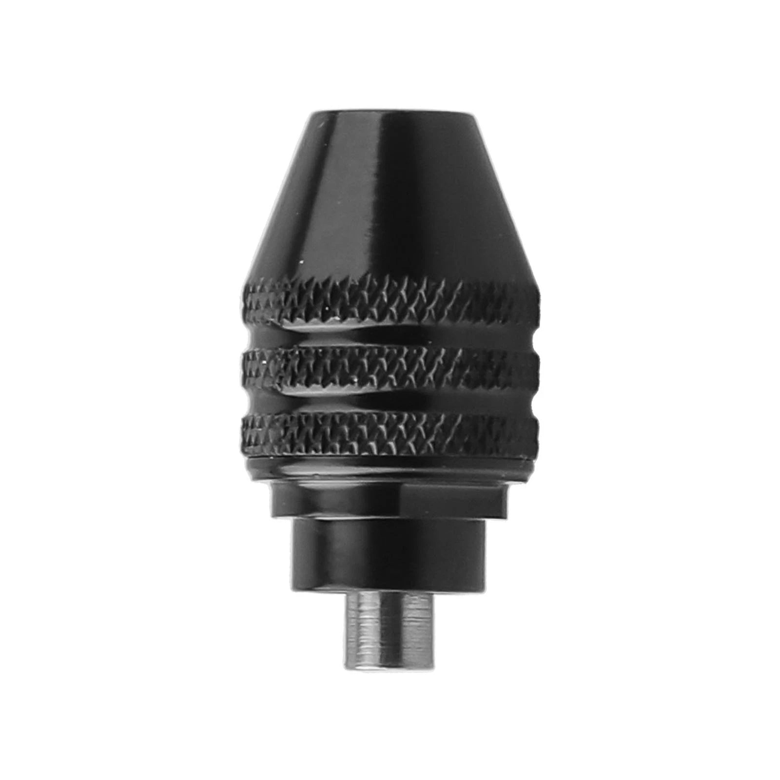 Drill Chuck 0.3-3.2mm for DIY Projects (Heat Treated Steel, Heavily-Knurled Grip)