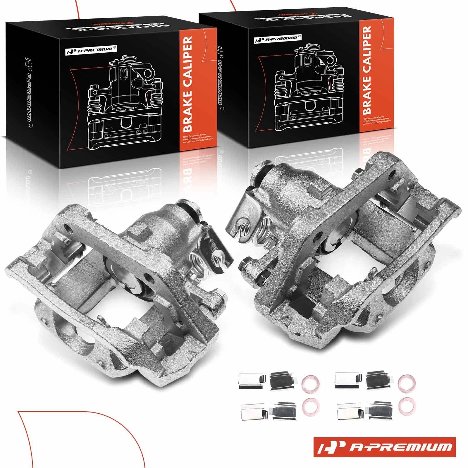 Pair Rear Brake Calipers for Ford Taurus (2010–2012) Lincoln MKS