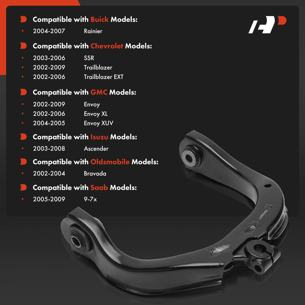 Front Right Upper Control Arm for Chevy Trailblazer GMC Envoy (2002-2009)