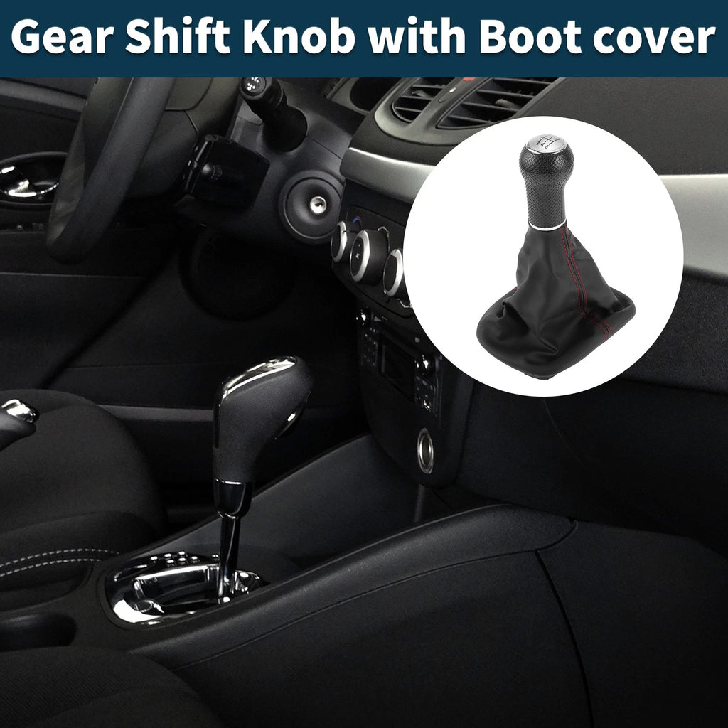 6 Speed Gear Shifter Knob with Cover No. 1J0711113C for Volkswagen Golf (2010–2014)