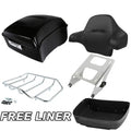 Matt Black Trunk Pad Mount Rack for Harley Electra Glide (2014–2025)