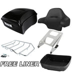 Matt Black Trunk Pad Mount Rack for Harley Electra Glide (2014–2025)