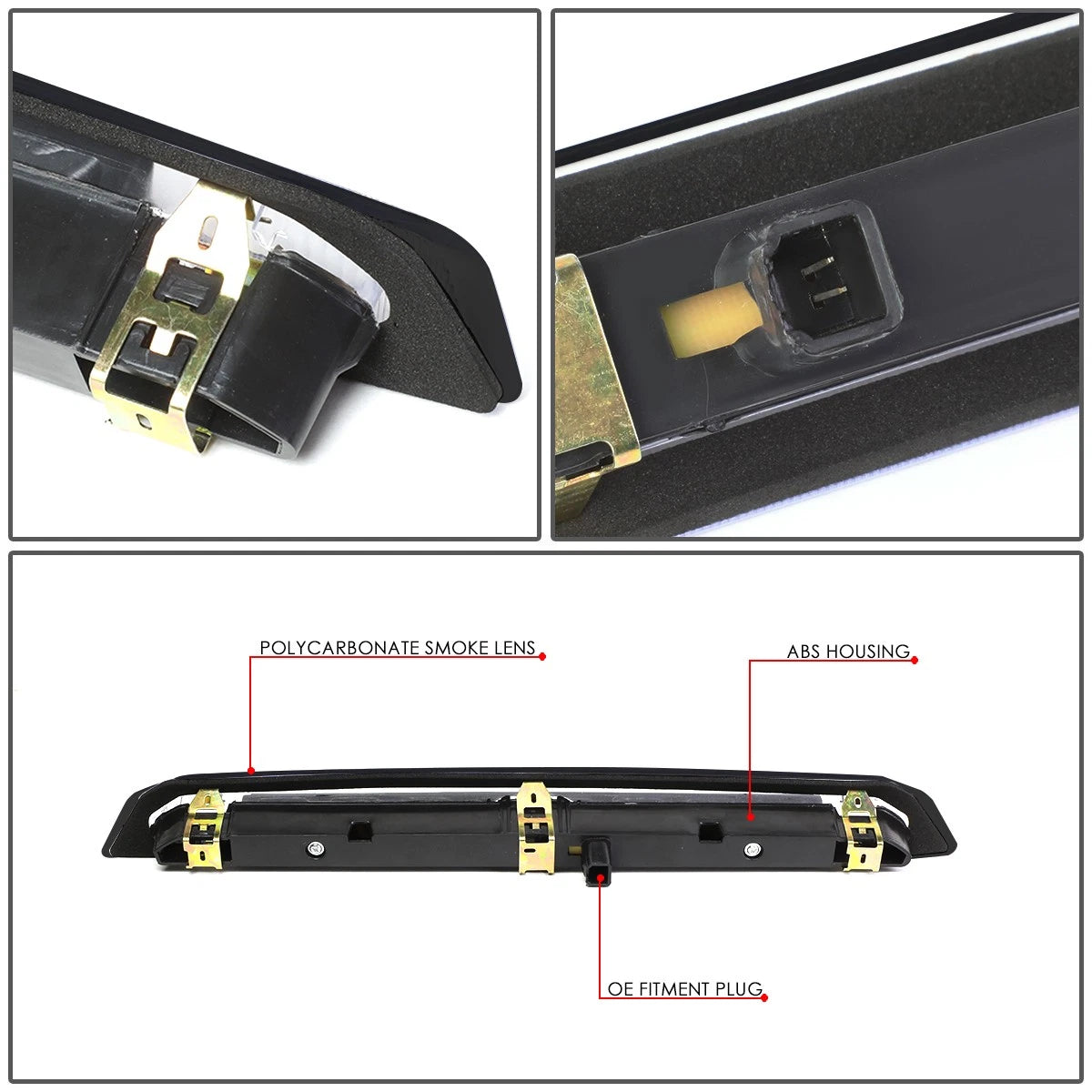 Full LED Third Tail Brake Light for Ford Escape (2013–2018)