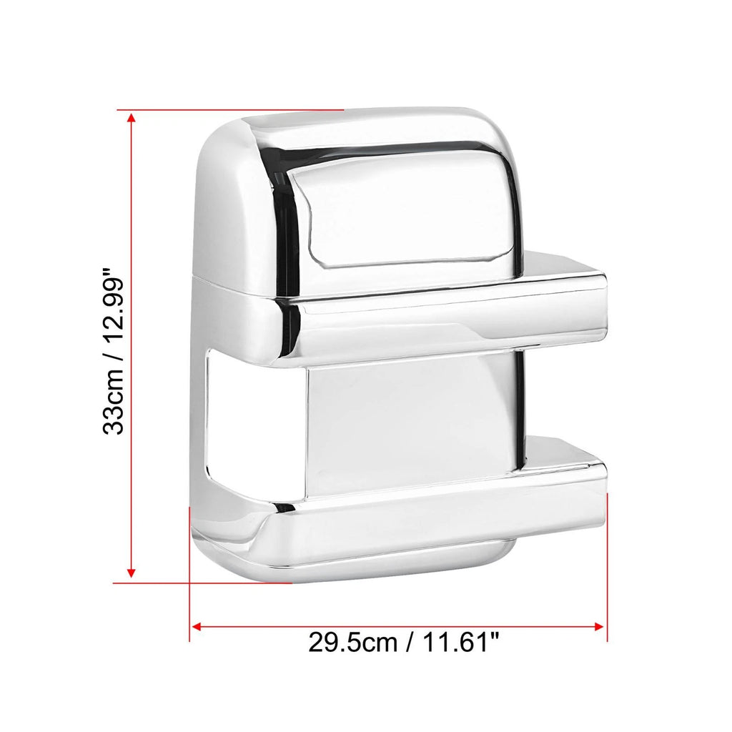 Chrome ABS Side Door Mirror Covers for Ford F250 F350 F450 (2008–2016)