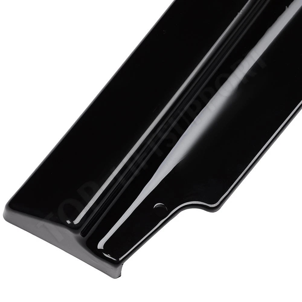 Front Bumper Lip Body Kit Spoiler for 10th Gen Civic Hatch/Si (Painted Black)
