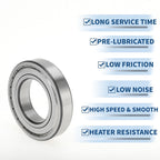 Deep Groove Ball Bearing 6212ZZ for Scooter Skateboard Wheel (P5)