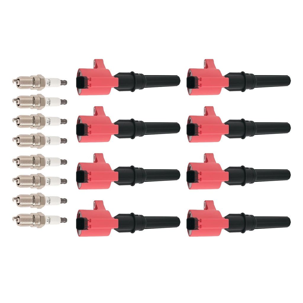 Ignition Coils + Iridium Spark Plugs for Ford Crown Victoria (1998–2008)