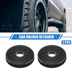 2pcs Floor Mat Fixing Clip for Ford  - Durable Plastic Black