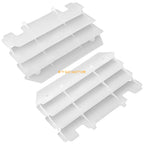 2 Radiator Louvers Guards White for Kawasaki KX125 KX250 (1997–2004) 14037-1310-RZ