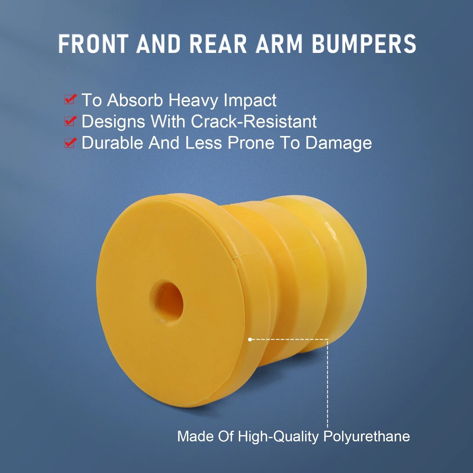 Set of 4 Control Arm Bump Stops for Cadillac Chevy GMC Truck