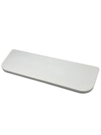 Single Steps for Boat (17 3/4in x 6in x 3/4in) - Grooved, White, Poly