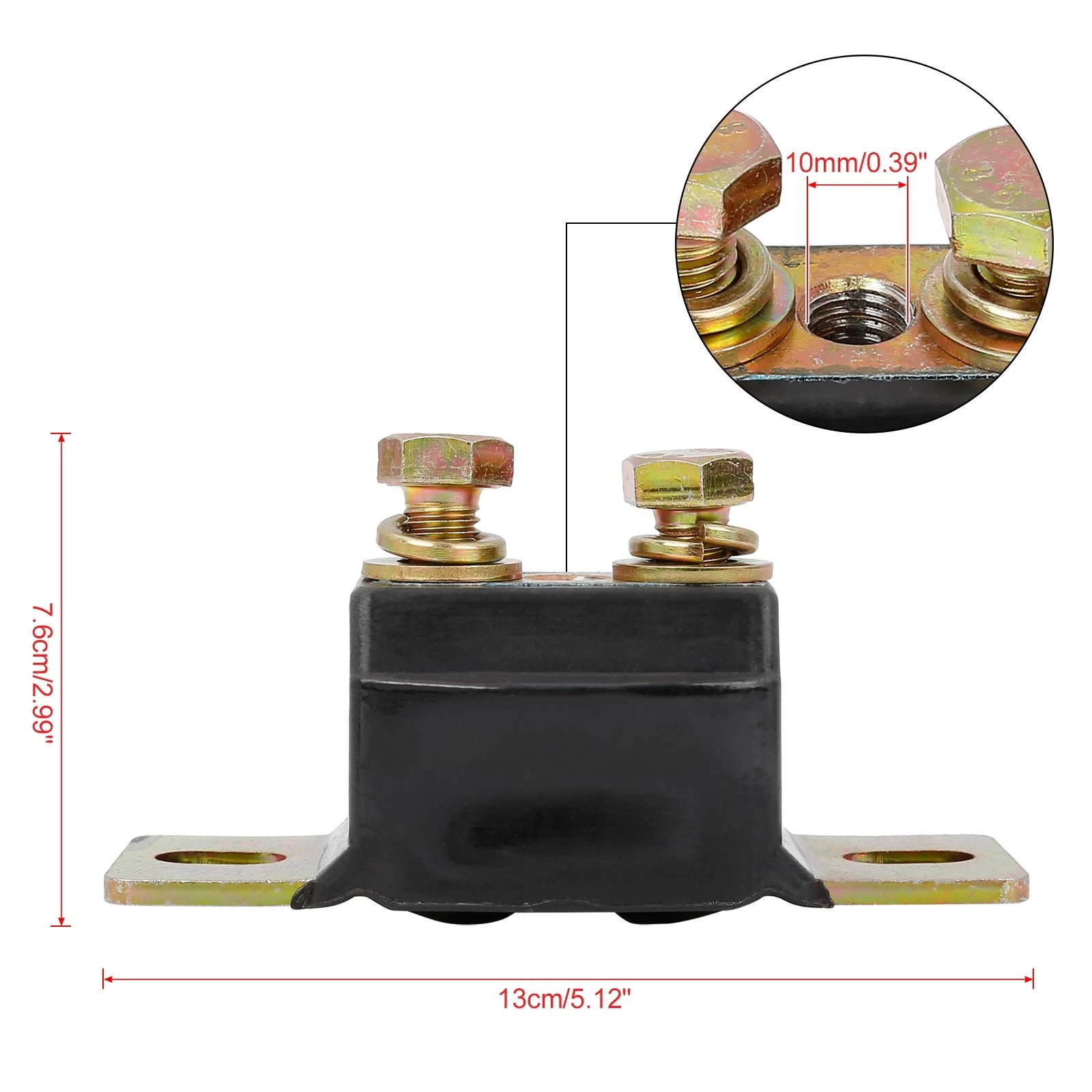 Polyurethane Transmission Mount for Chevy Turbo 350 400 700R4 (1970–1990) 752374554145