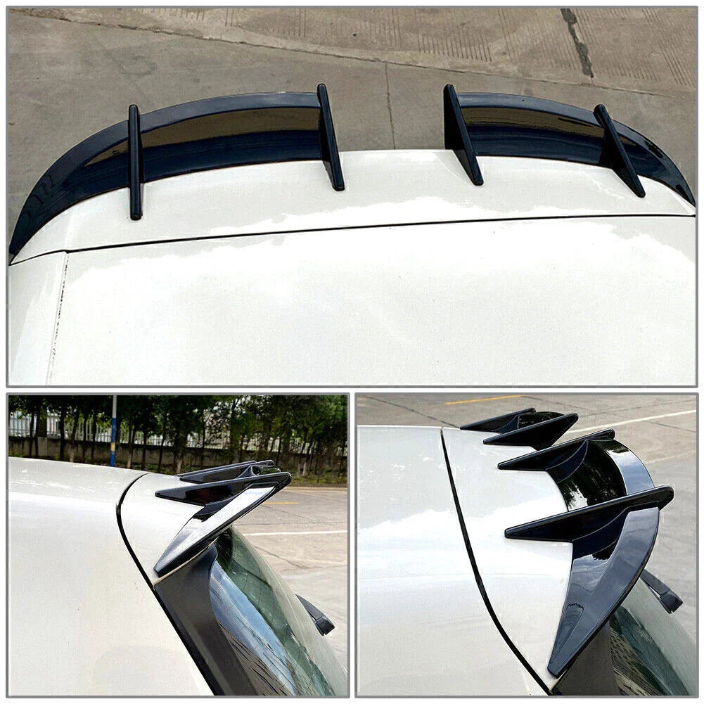 Rear Roof Spoiler for Volkswagen Golf MK6 R 2008-2012 Glossy Black