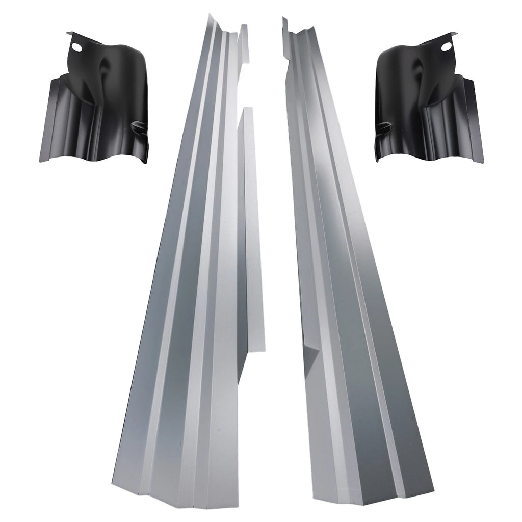 Set of 4 Outer Rocker Panels & Cab Corners for Ford F-150 Super Crew (2009–2014)