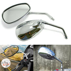 Chrome Rear View Side Mirrors 10MM for Honda Metropolitan 50 (2002–2009)