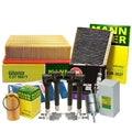 Set of 4 Mann Filters & 4 NGK Ruthenium HX Spark Plugs for Audi L4