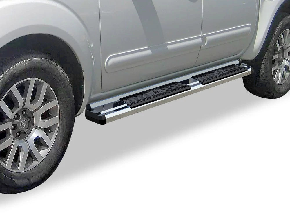 Chrome Nerf Bar Steps for Nissan Frontier Crew Cab (2005–2026)