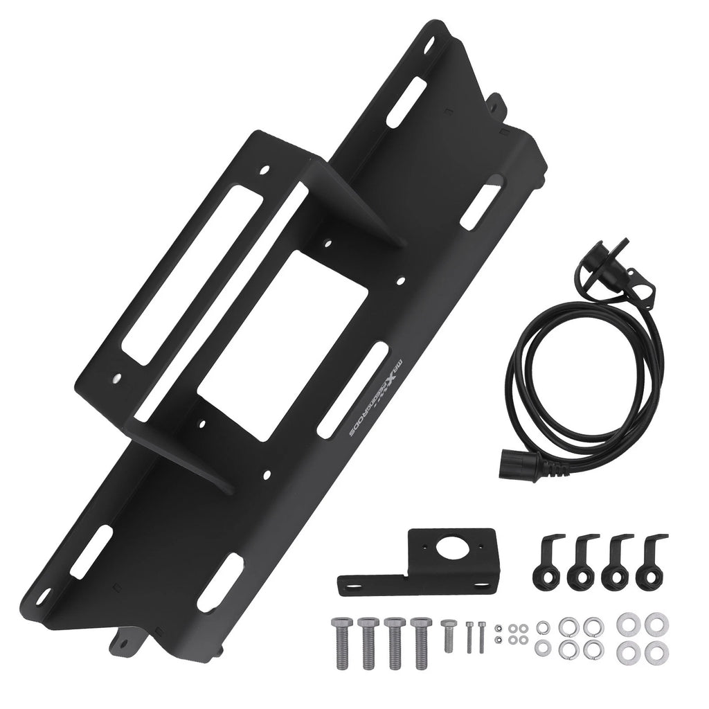 Black Winch Mount Bumper for GMC Sierra/Silverado 1500 (1999–2007)