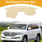Dashboard Cover Mat for Toyota Mark X (2004–2009) Beige