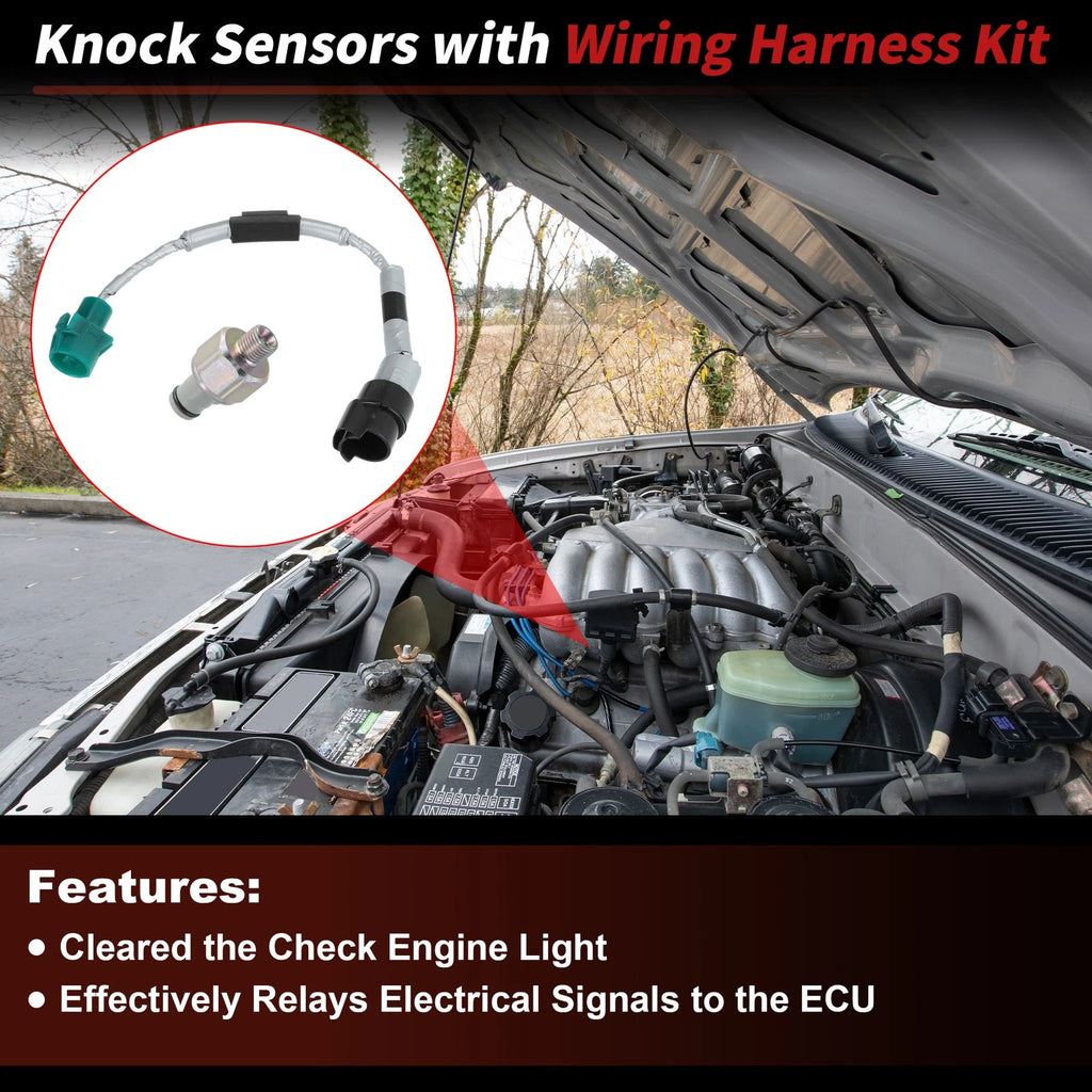 Knock Sensors with Wiring Harness Kit for Toyota 4Runner (1988–1992) No. 82219-89103