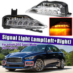 LED Sequential Turn Signal Fog Light Lamp for Infiniti Q50 (2014–2020)