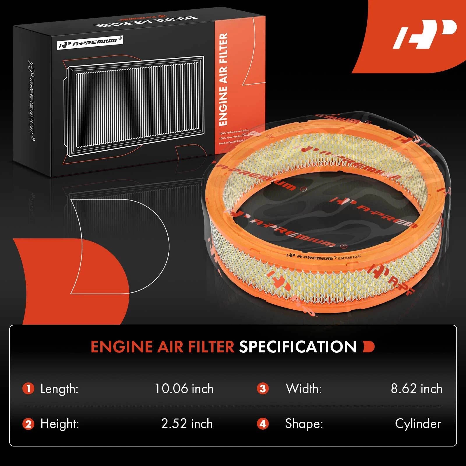 Engine Air Filter for Chevy S10 GMC S15 Jimmy (1982-1985)