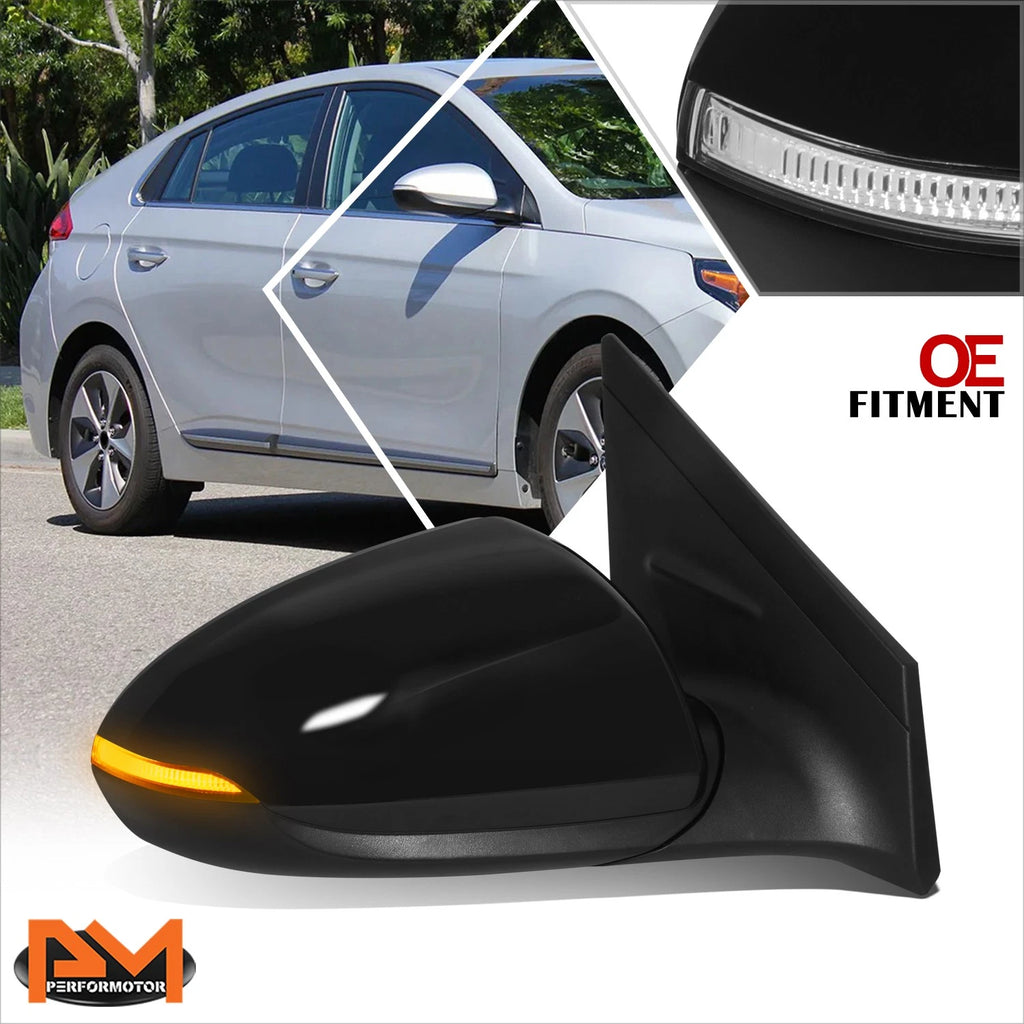 Power Blind Spot Turn Signal Side Door Mirror Right for Ioniq (2018–2021)