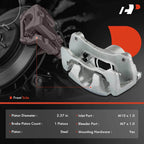 2X Front Disc Brake Caliper w/ Bracket for Mitsubishi Eclipse (2006-2012)