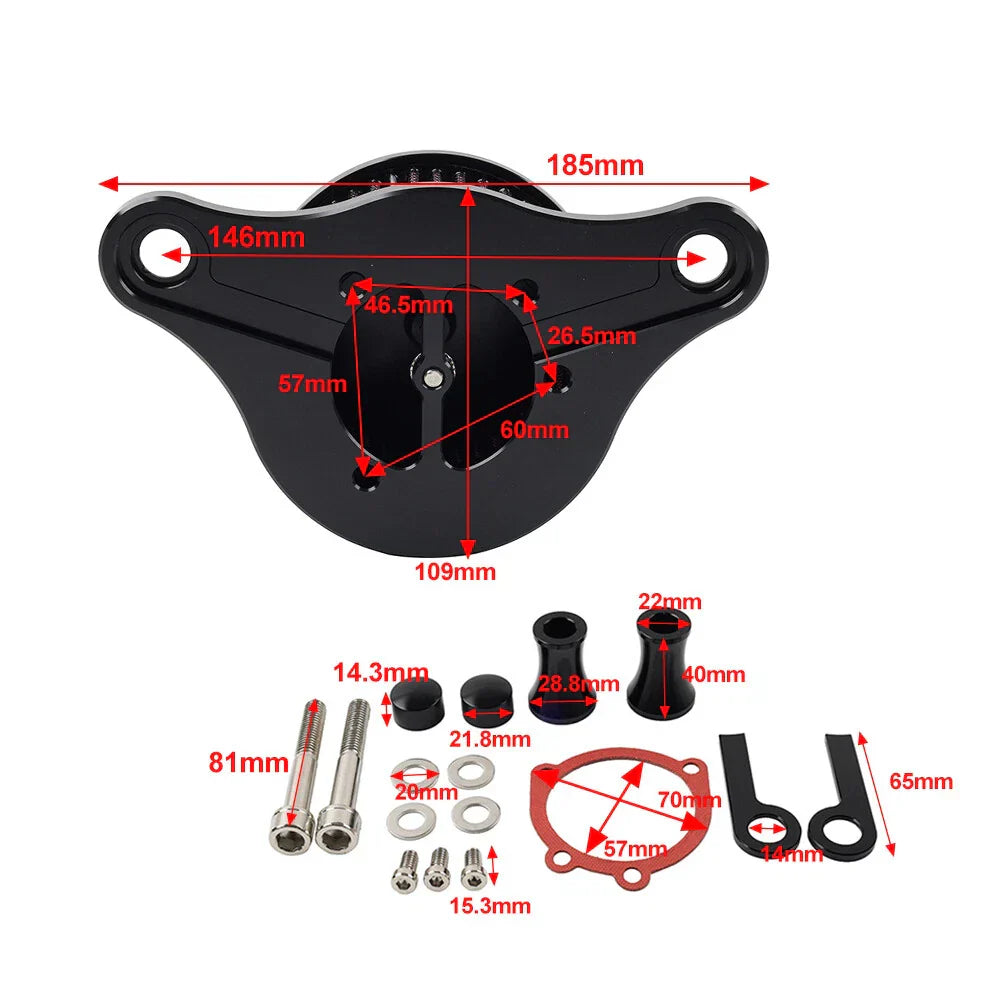 Air Cleaner Intake Filter for Harley Dyna, Touring, Road, Street Glide, Softail