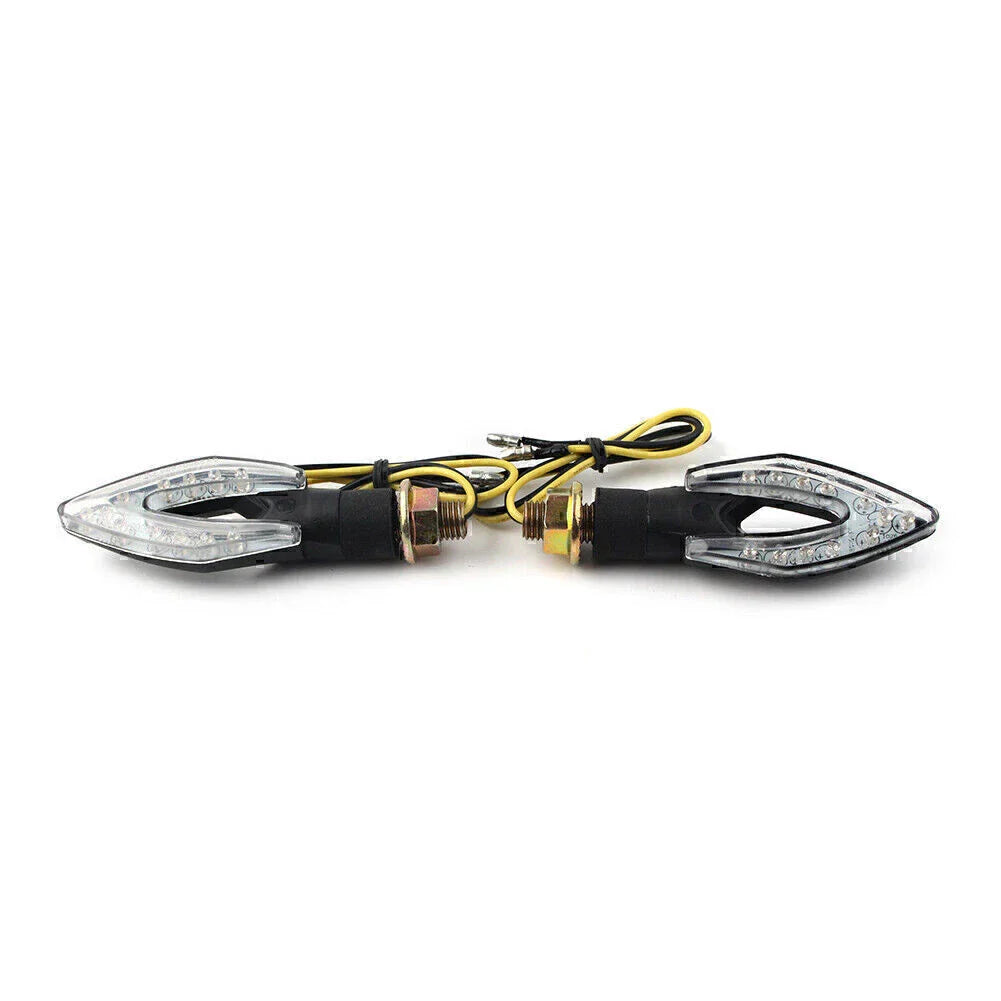 12V LED Turn Signal Lights for Harley Honda Yamaha Motorcycles