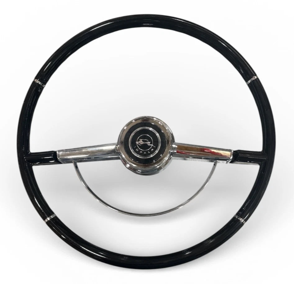 15" Steering Wheel Replacement for 1964 Chevy Impala Licensed Horn Button