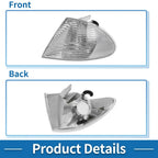 1 x Left Corner Signal Light Cover for BMW 3 Series (1999-2001)