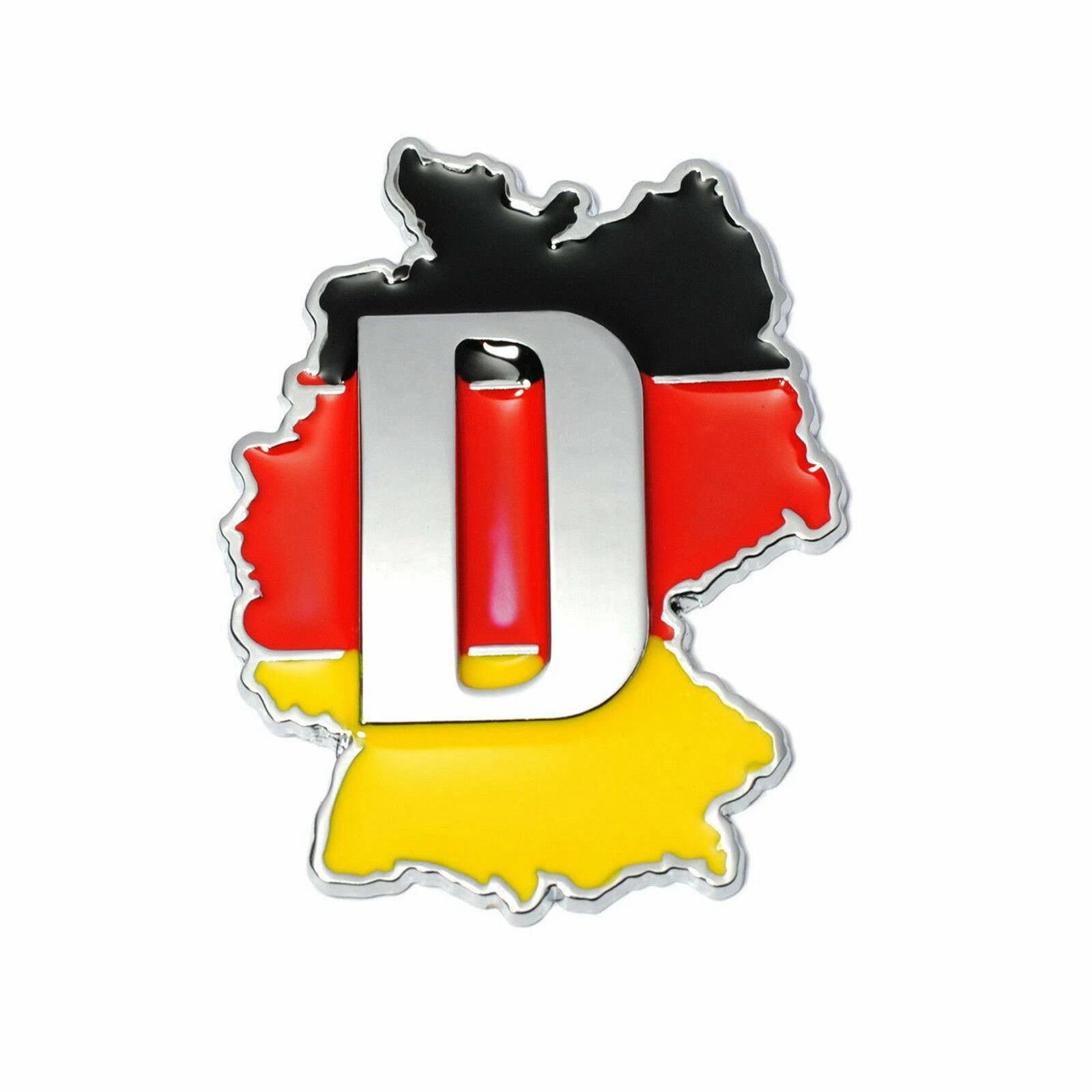 Aluminum 3D Badge Emblem for Audi BMW Mercedes VW (Germany)