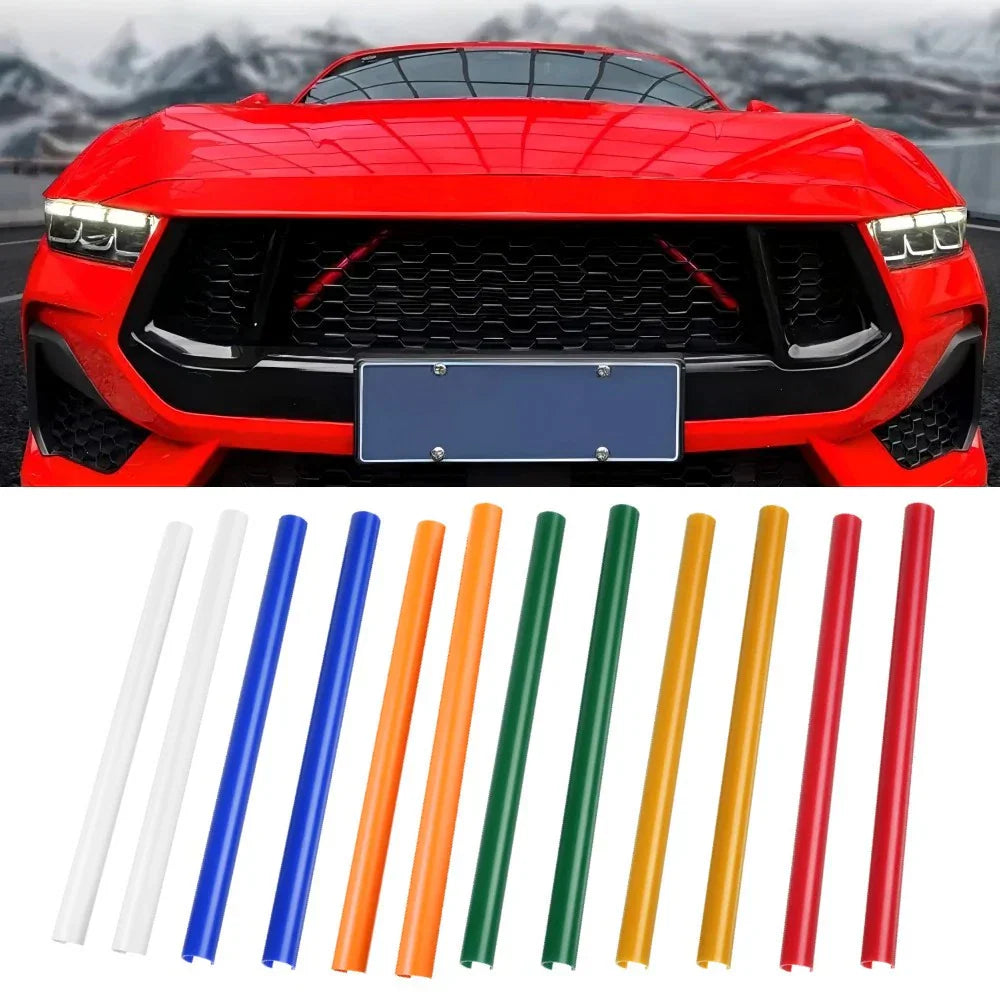 Multicolour Front Grille Cover Clip Trim for Ford Mustang (2024–2025)