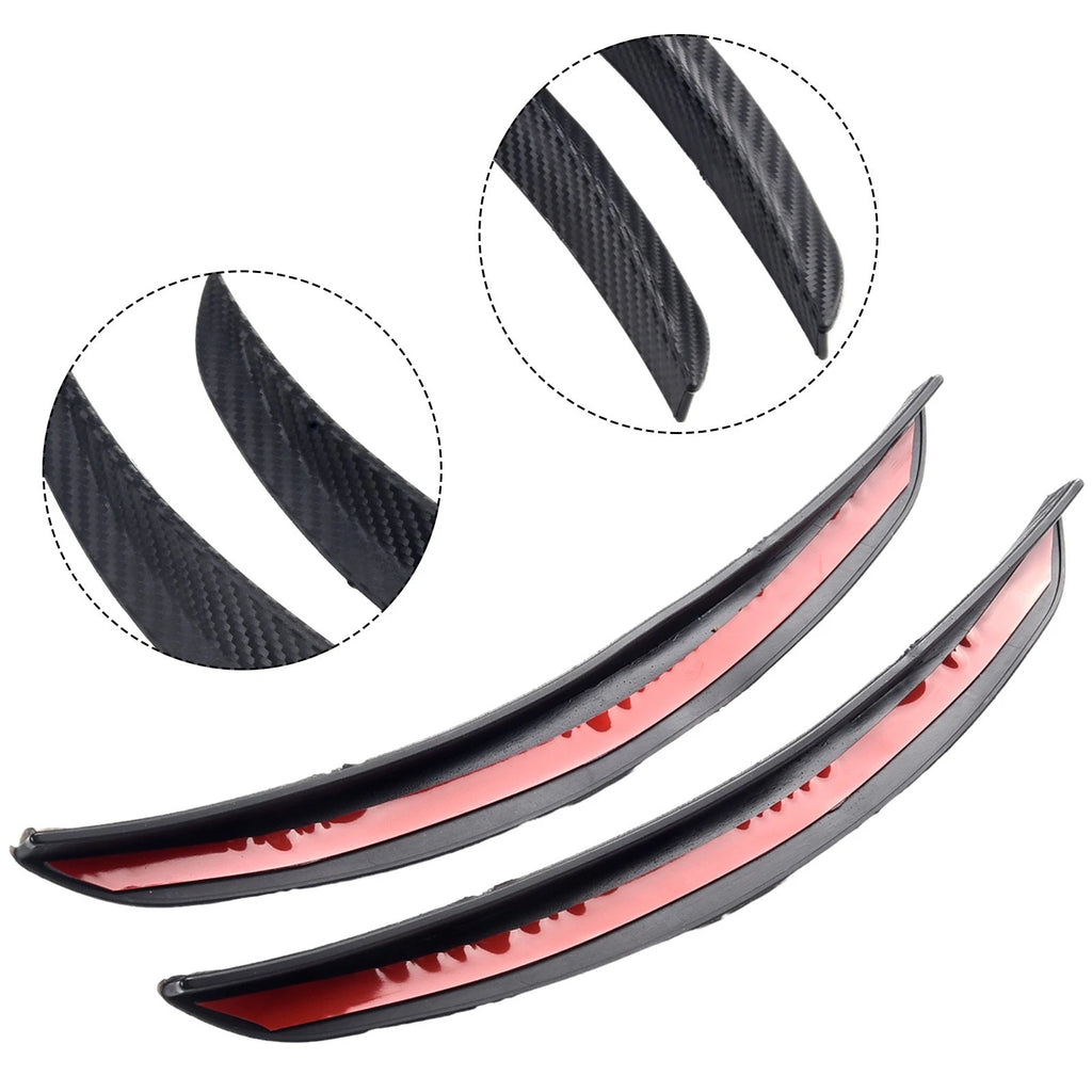 Protection Strip for Car Accessories (Carbon Fiber, Black)