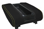 Center Console Lid Armrest Leather Cover for BMW E39 (1997–2003) Yellow Stitch