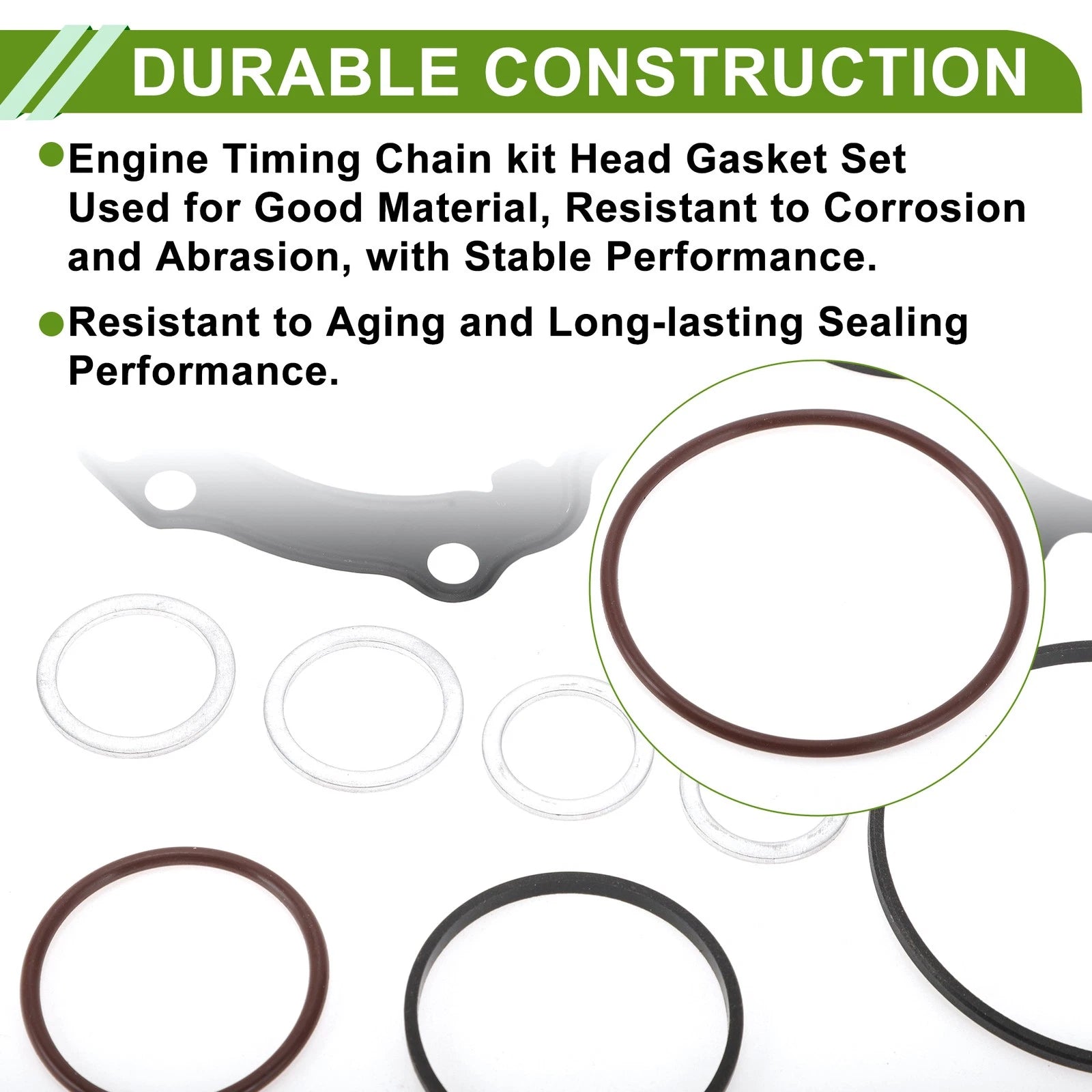 Timing Cover Gasket Set for BMW 325i 2.5L (2001–2005)
