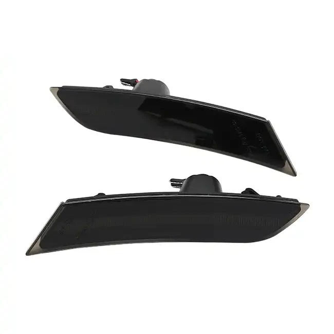 2X Smoke Amber LED Front Bumper Side Marker Lights for Cadillac XTS (2013–2017)