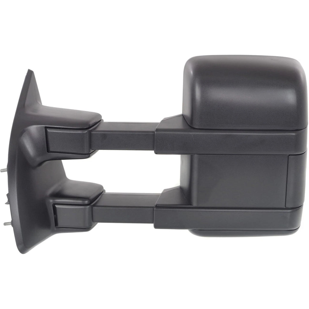 Tow Mirror for Ford F-250 Super Duty (2008–2010) Manual Fold Textured Black