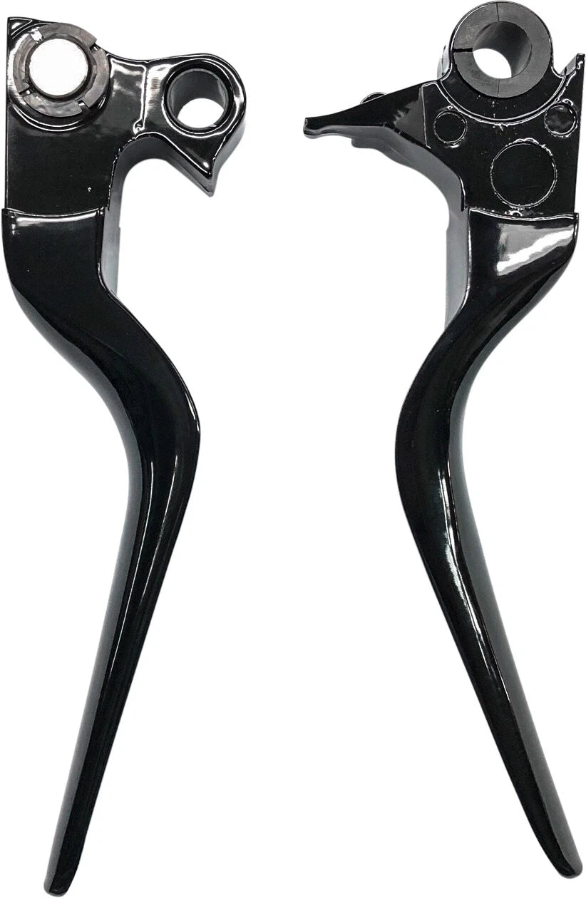 Lsr Lever Set Black for Harley Davidson FLHR Road King (1996–2005)