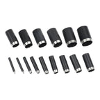 15pcs Leather Hole Punch Tool Set with Round Punch Dies 1-15mm