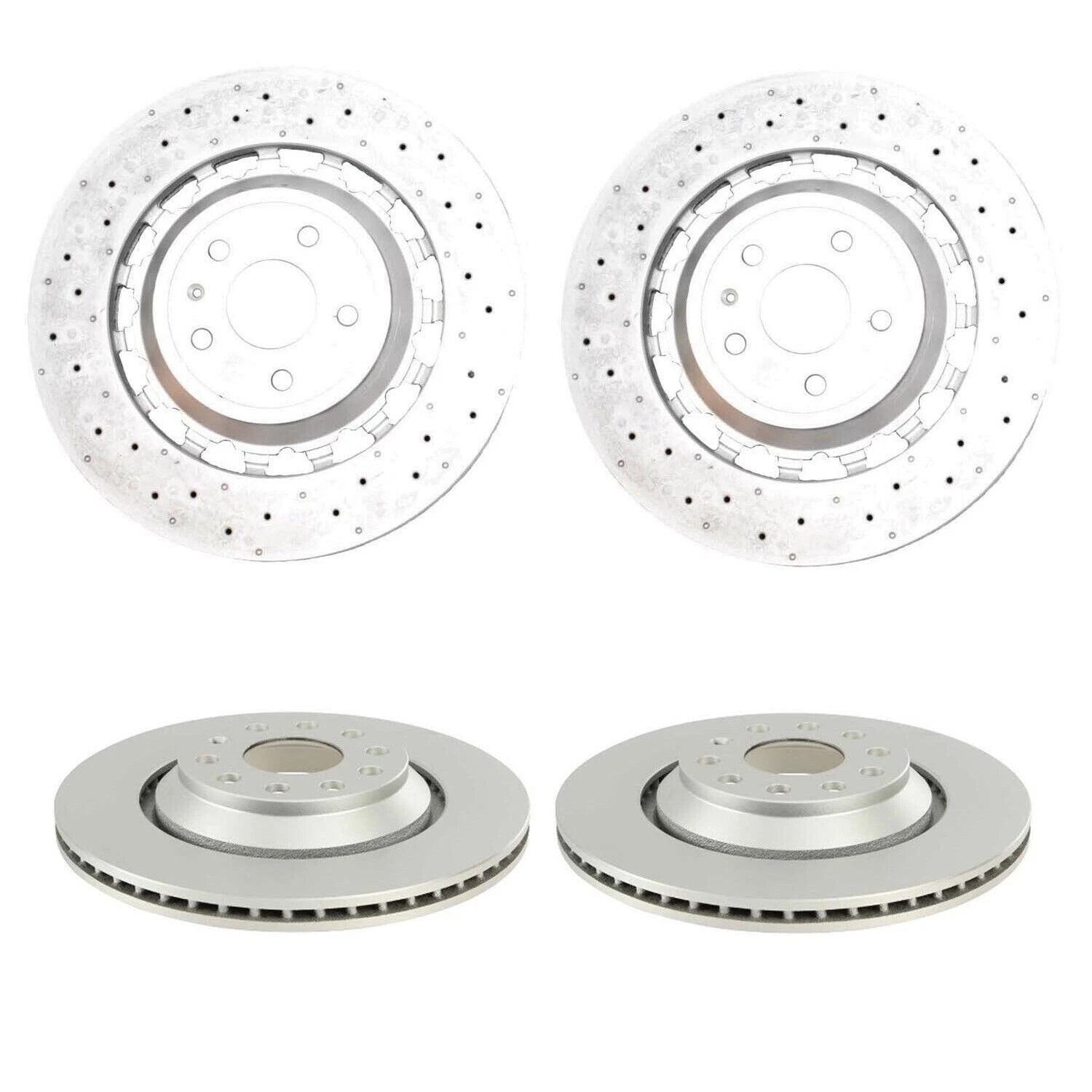 Brake Disc Rotors Kit (Front 370mm & Rear 310mm) for Audi RS3