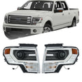 HID Headlights for Ford F150 (2013–2014) Clear Lens