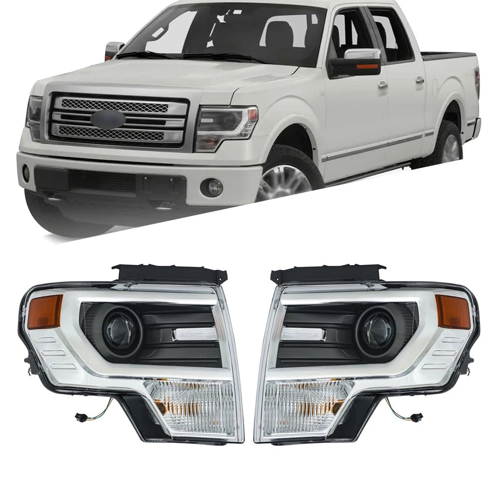 HID Headlights for Ford F150 (2013–2014) Clear Lens